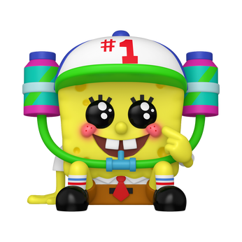 Pop! SpongeBob SquarePants with Drink Hat, Image 1