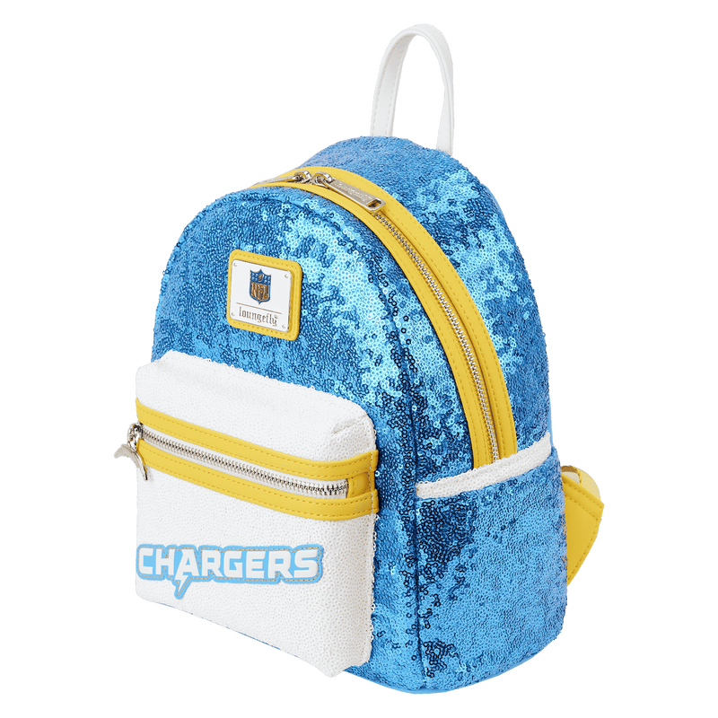 NFL Los Angeles Chargers Sequin Mini Backpack, , hi-res view 3
