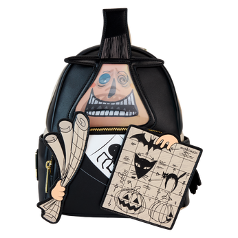 The Nightmare Before Christmas Mayor with Plans Cosplay Lenticular Mini Backpack, Image 1