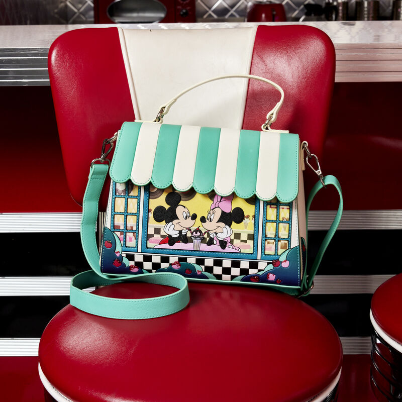 Mickey & Minnie Date Night Diner Crossbody Bag, , hi-res view 2