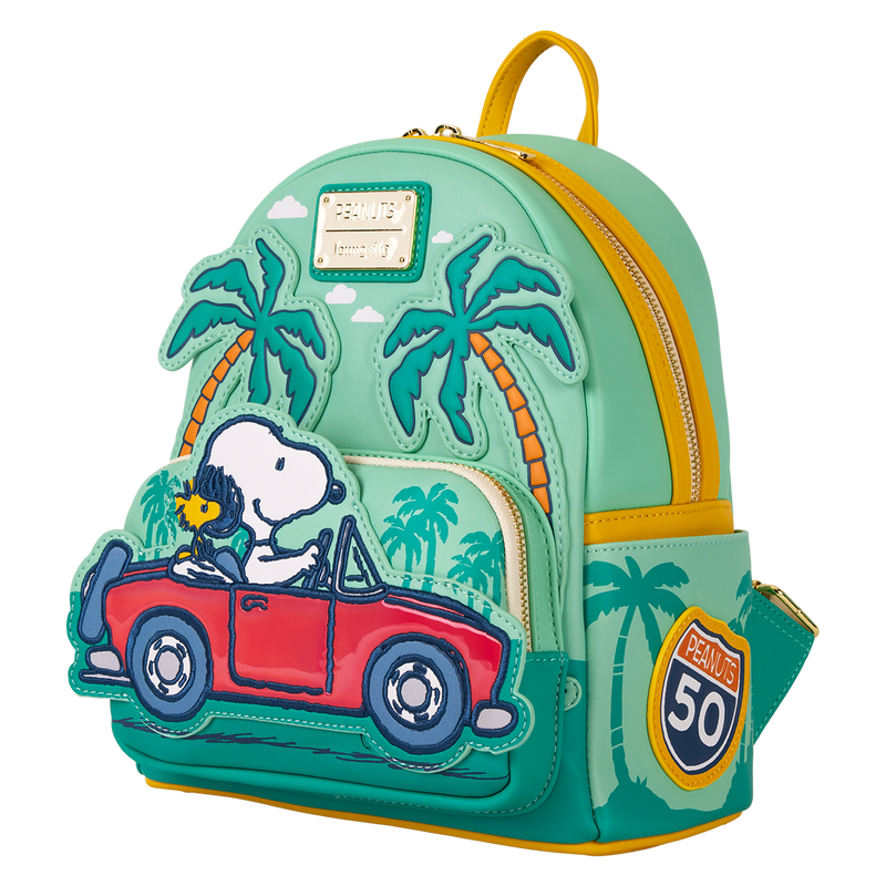 Peanuts Snoopy & Woodstock Road Trip Mini Backpack, , hi-res view 3