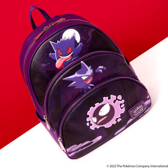 Pokémon Gengar Evolution Triple Pocket Mini Backpack, Image 2