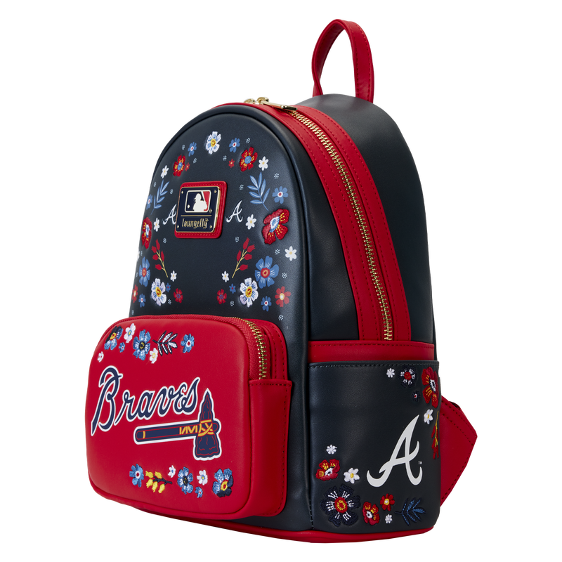 MLB Atlanta Braves Floral Mini Backpack, , hi-res view 4