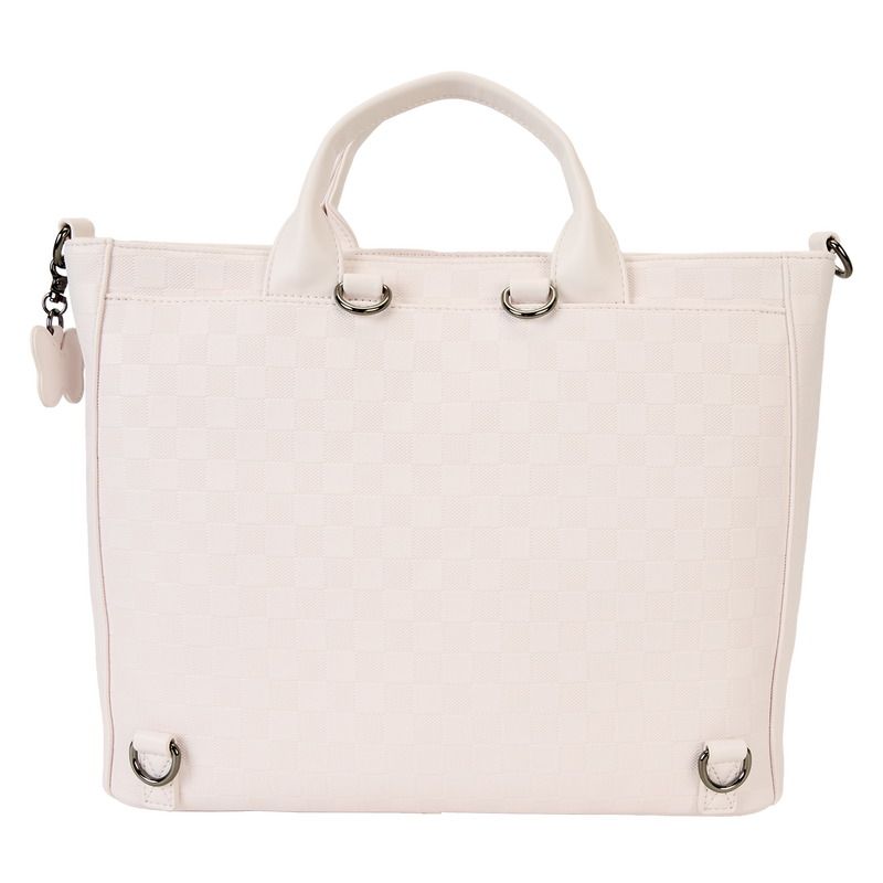 Minnie Mouse Checkered Texture Convertible Backpack & Tote Bag, , hi-res view 6