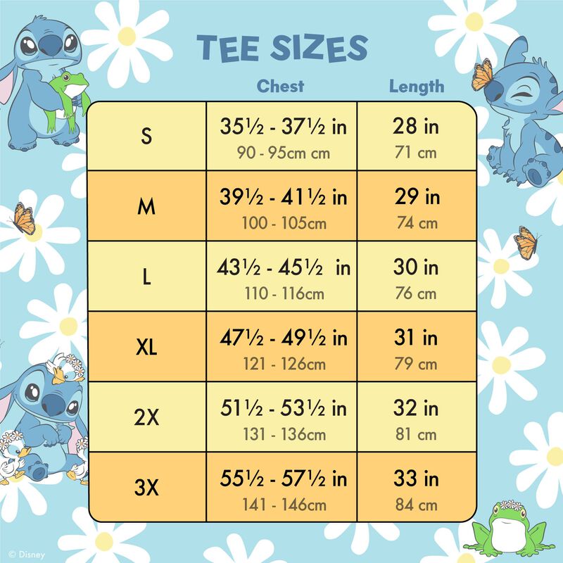 Stitch Springtime Daisy All-Over Print Unisex Tee, , hi-res view 5