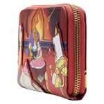 Beauty and the Beast Fireplace Scene Zip Around Wallet, , hi-res image number 2