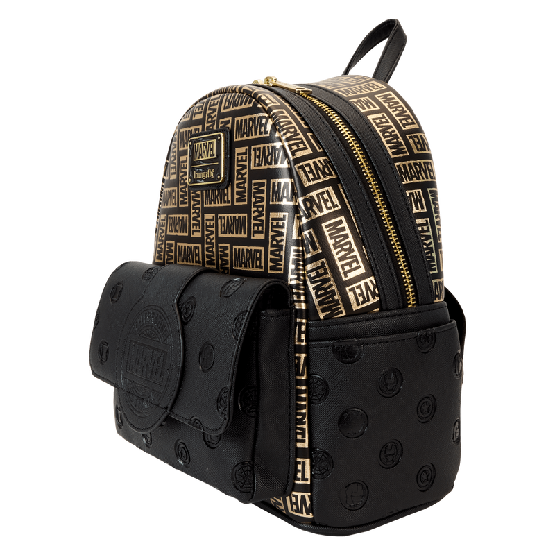 Marvel 85th Anniversary All-Over Print Logo Mini Backpack, , hi-res view 3