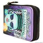 Universal Monsters Bride of Frankenstein Mask Glow Accordion Zip Around Wallet, , hi-res view 6