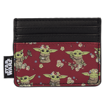 The Mandalorian Exclusive Grogu Floral All-Over Print Card Holder, , hi-res view 1