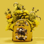 Harry Potter Hufflepuff House Floral Tattoo Mini Backpack, , hi-res view 2