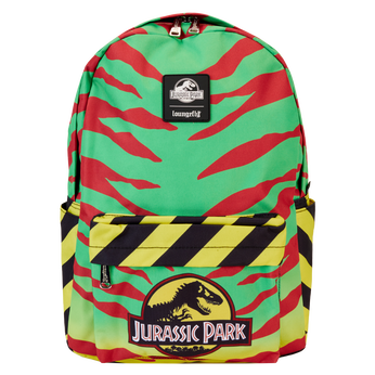 Jurassic Park Tour Vehicle Print Nylon Full-Size Backpack, Image 1