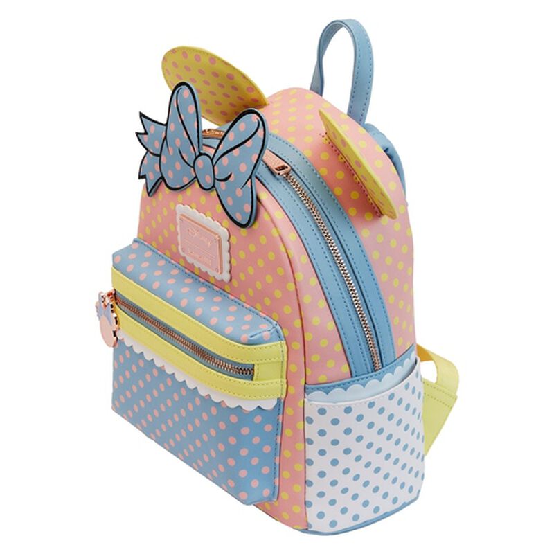 Minnie Mouse Pastel Polka Dot Mini Backpack, , hi-res image number 3