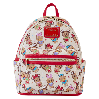 Mickey & Friends Gingerbread Cookie All-Over Print Mini Backpack With Ear Headband, Image 2