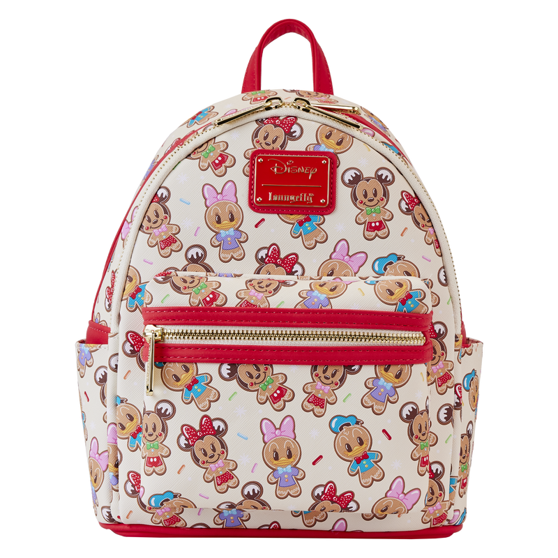 Mickey & Friends Gingerbread Cookie All-Over Print Mini Backpack With Ear Headband, , hi-res view 2