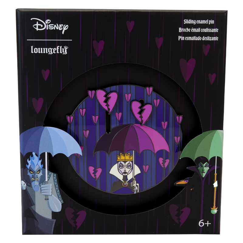 Disney Villains Curse Your Hearts 3" Collector Box Sliding Pin, , hi-res view 1
