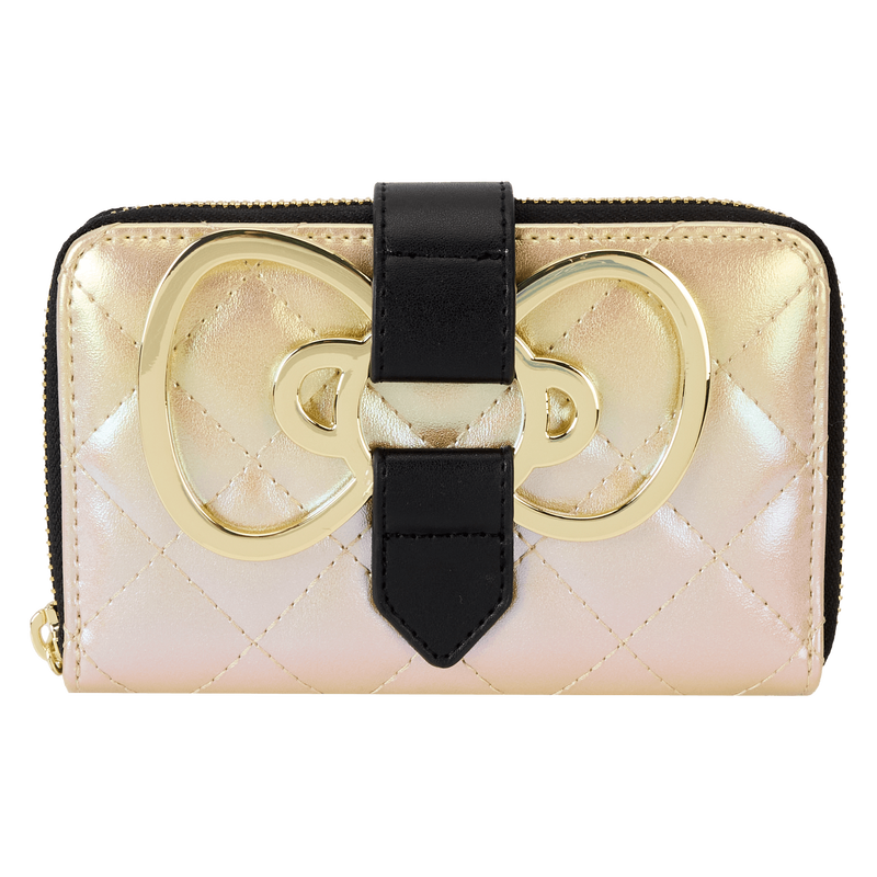 Sanrio Hello Kitty 50th Anniversary Gold Zip Around Wallet, , hi-res view 1