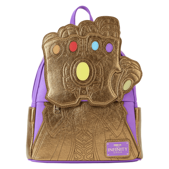 Marvel Metallic Thanos Gauntlet Mini Backpack, Image 1