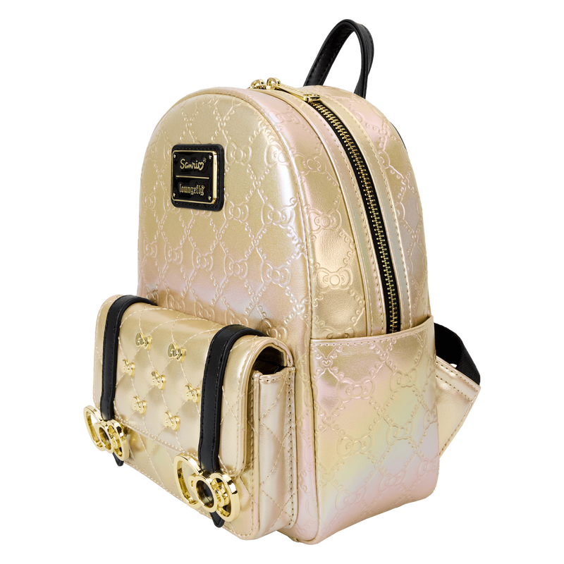 Sanrio Hello Kitty 50th Anniversary Metallic Gold Mini Backpack, , hi-res view 4