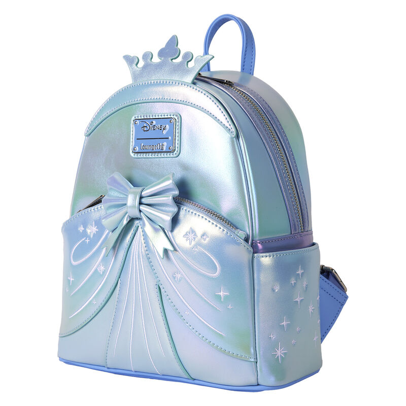 Cinderella Exclusive 75th Anniversary Shiny Series Iridescent Cosplay Mini Backpack, , hi-res view 4