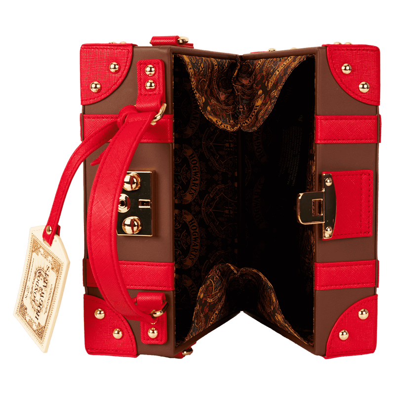 Loungefly ハリーポッター Trunk Case クロスボディバッグ Harry Potter Hogwarts Express Luggage Trunk Crossbody Bag