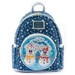 Disney Snowman Mickey and Minnie Mouse Snow Globe Mini Backpack, , hi-res view 1
