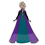 Elsa Paper Dolls Magnetic Pin Set, , hi-res image number 4
