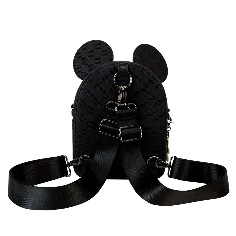 Mickey Mouse Checkered Texture Convertible Mini Backpack & Crossbody Bag, , hi-res view 5