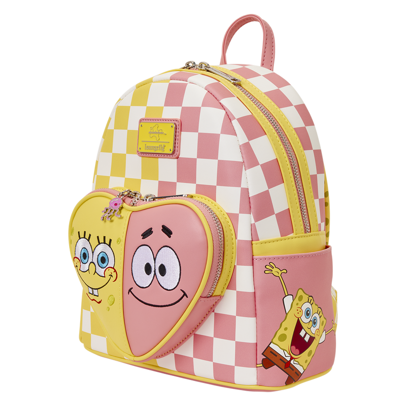SpongeBob SquarePants & Patrick Star Checkered Mini Backpack, , hi-res view 5