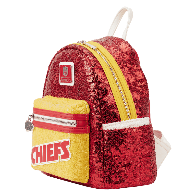 NFL Kansas City Chiefs Sequin Mini Backpack, , hi-res view 2