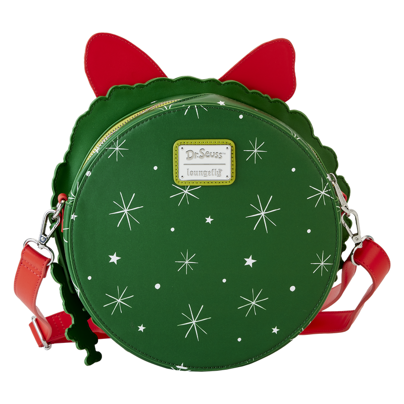 Dr. Seuss' How the Grinch Stole Christmas! Wreath Crossbody Bag, , hi-res view 5