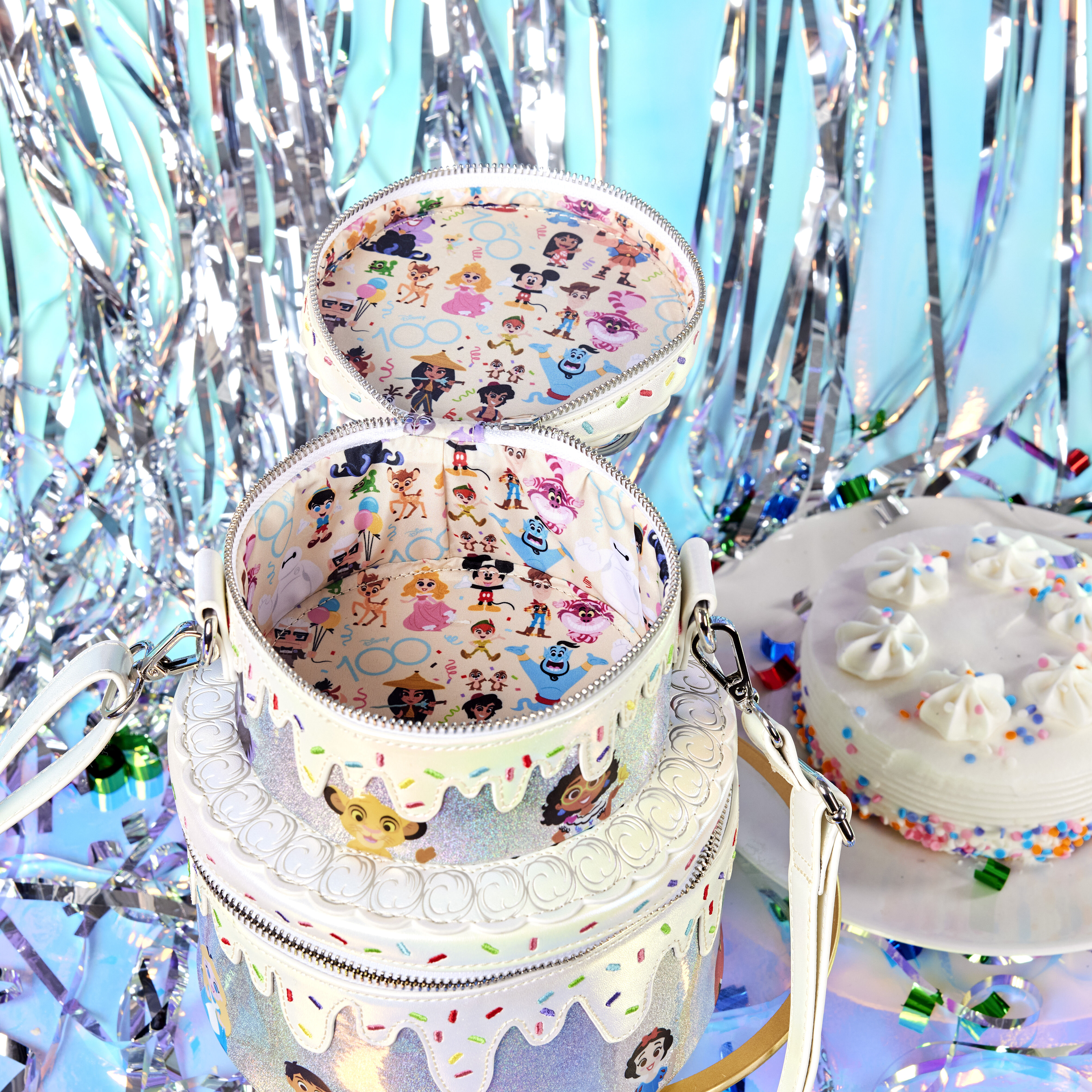 Disney100 Anniversary Celebration Cake Crossbody Bag