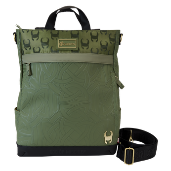 COLLECTIV Marvel Loki The CREATIV Convertible Backpack & Tote Crossbody Bag, Image 1
