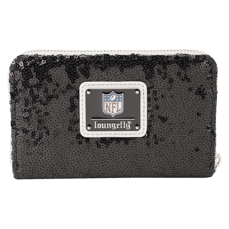 Buy NFL Las Vegas Raiders Sequin Zip Around Wallet at Loungefly.