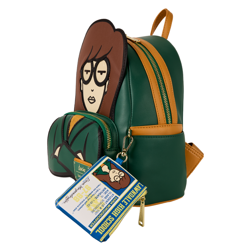 Daria Cosplay Mini Backpack with Coin Bag, , hi-res view 4