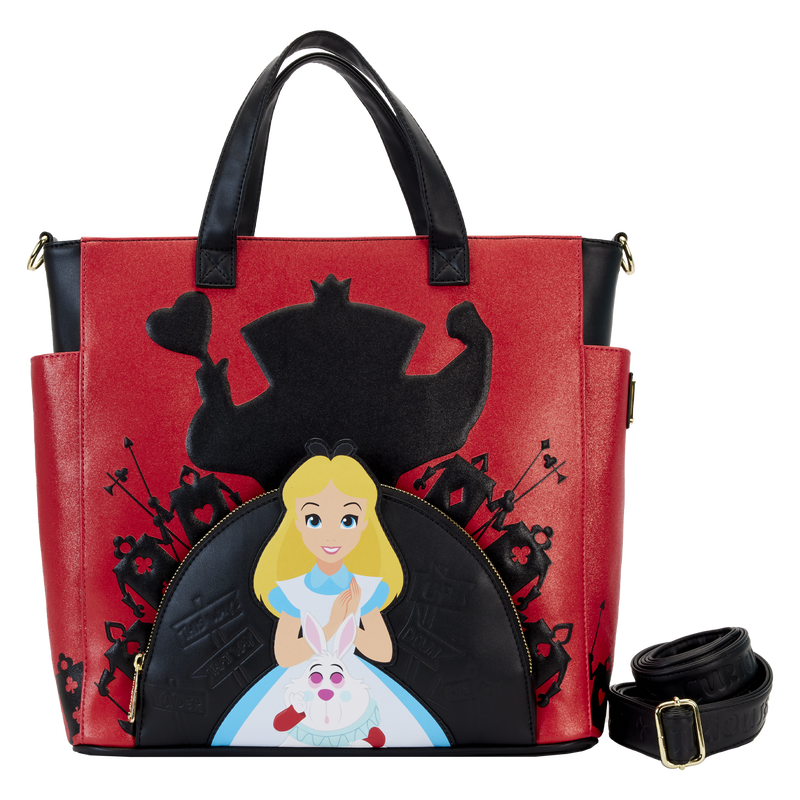 Alice In Wonderland Villains Convertible Backpack & Tote Bag, , hi-res view 1