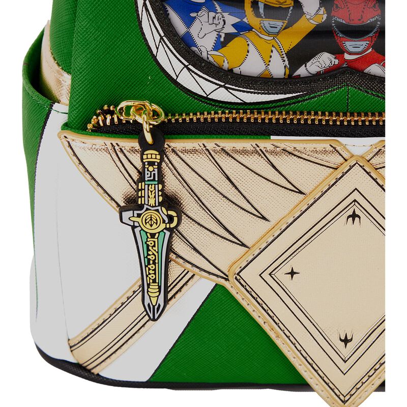 Limited Edition Power Rangers Green Ranger Lenticular Mini Backpack, , hi-res view 5