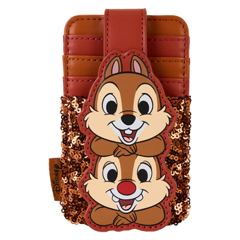 Chip 'n' Dale Exclusive Sequin Cosplay Card Holder, Image 1