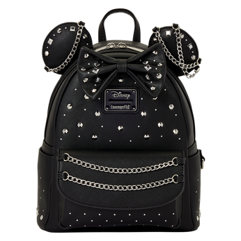 Minnie Mouse Studs & Chains Mini Backpack, , hi-res view 1