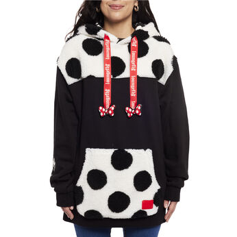 Minnie Mouse Rocks the Dots Classic Sherpa Unisex Hoodie, Image 1