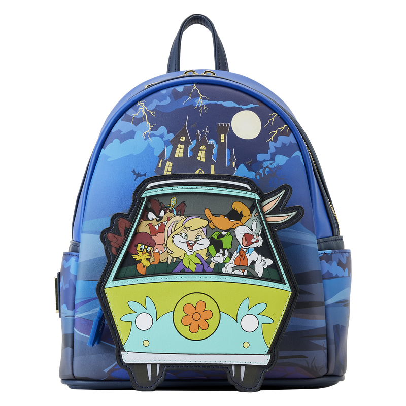 Warner Brothers 100th Anniversary Looney Tunes & Scooby Mashup Mini Backpack, , hi-res image number 1