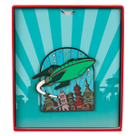 WonderCon Limited Edition Futurama Planet Express Glow 3" Collector Box Sliding Pin, , hi-res view 2