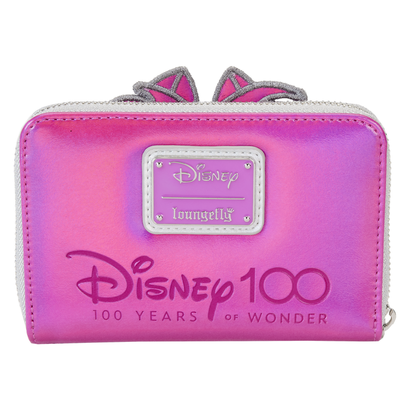 Disney100 Limited Edition Platinum Alice in Wonderland Cheshire Cat Cosplay  Zip Around Wallet