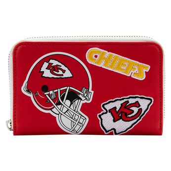 NFL Kansas City Chiefs Patches Zip Around Wallet, Image 1