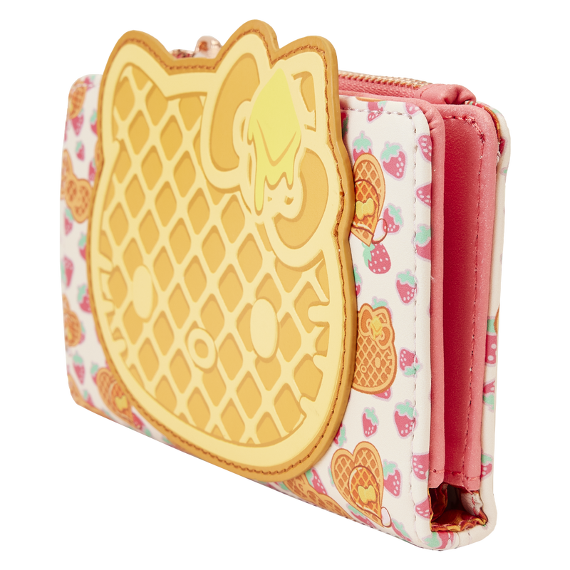 Hello Kitty Breakfast Waffle Flap Wallet, , hi-res image number 4