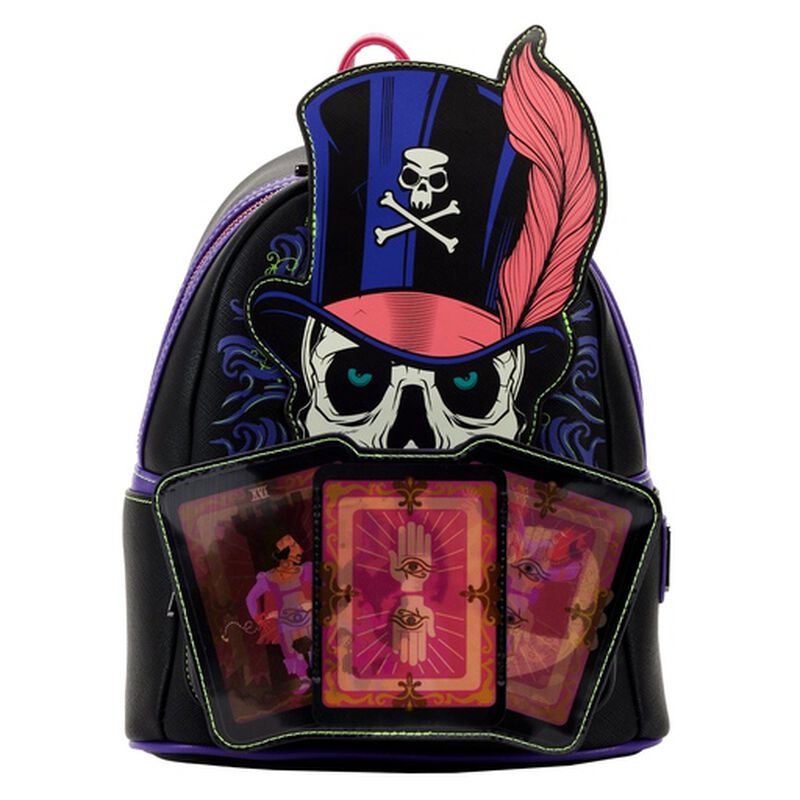 The Princess and the Frog Dr. Facilier Glow and Lenticular Mini Backpack, , hi-res view 1