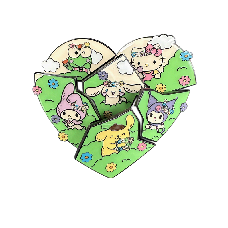 Hello Kitty And Friends Flower Crown Puzzle Blind Box Pin - Sanrio, , hi-res view 2