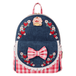 Strawberry Shortcake Denim Gingham Mini Backpack, , hi-res view 1