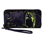 Maleficent Window Box Glow Zip Around Wristlet Wallet, , hi-res view 3