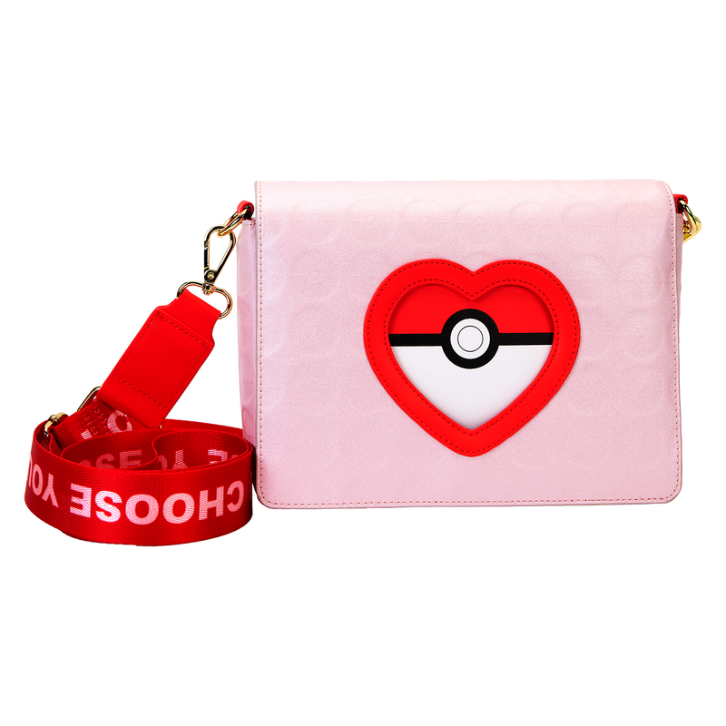Pokémon Exclusive I Choose You Hearts Crossbody Bag, , hi-res view 1
