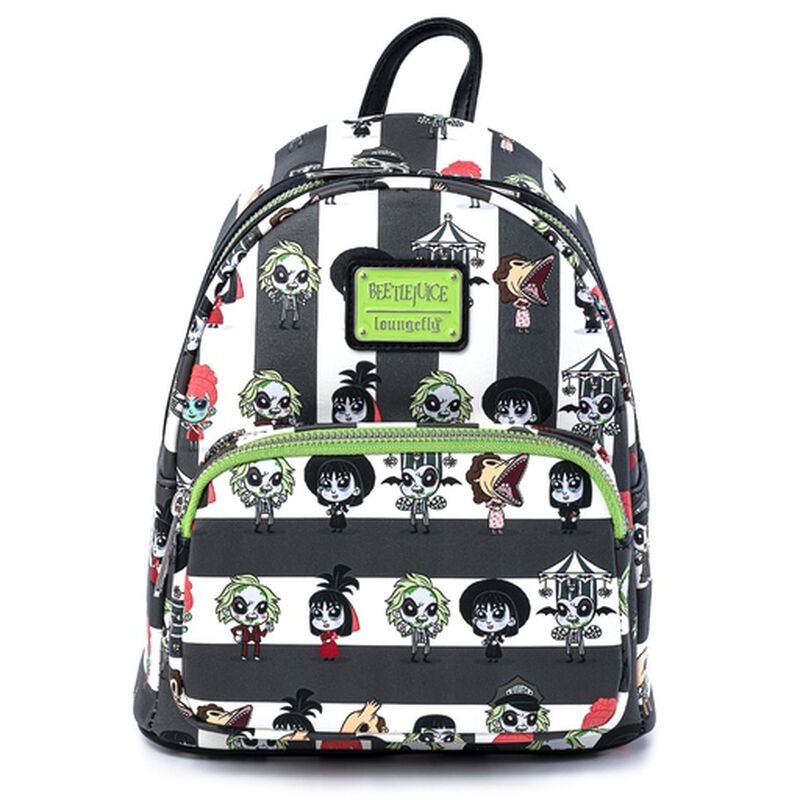 Loungefly X Beetlejuice Chibi AOP Mini Backpack, , hi-res view 1